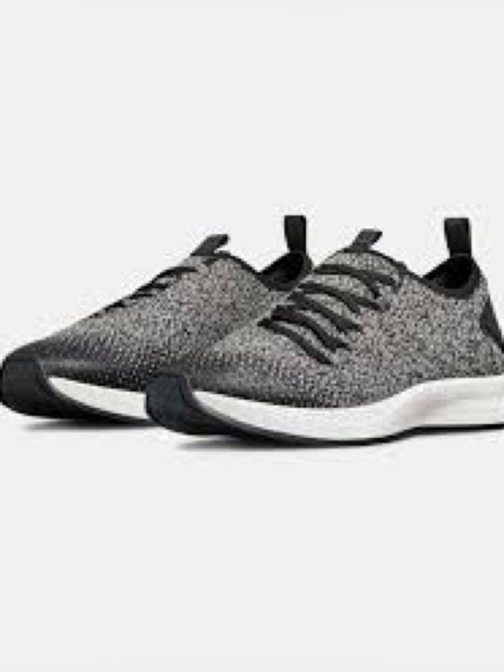 Under Armour Charged Covert Knit Sneakers Black Steel Womens Size 11 Running - Picture 2 of 7